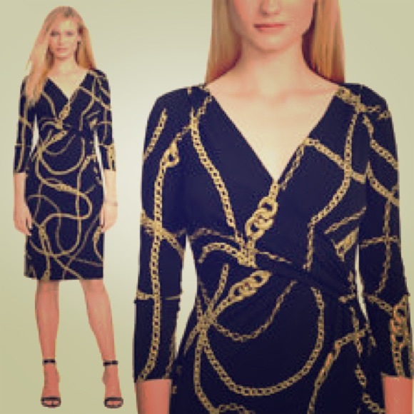 ralph lauren print dress